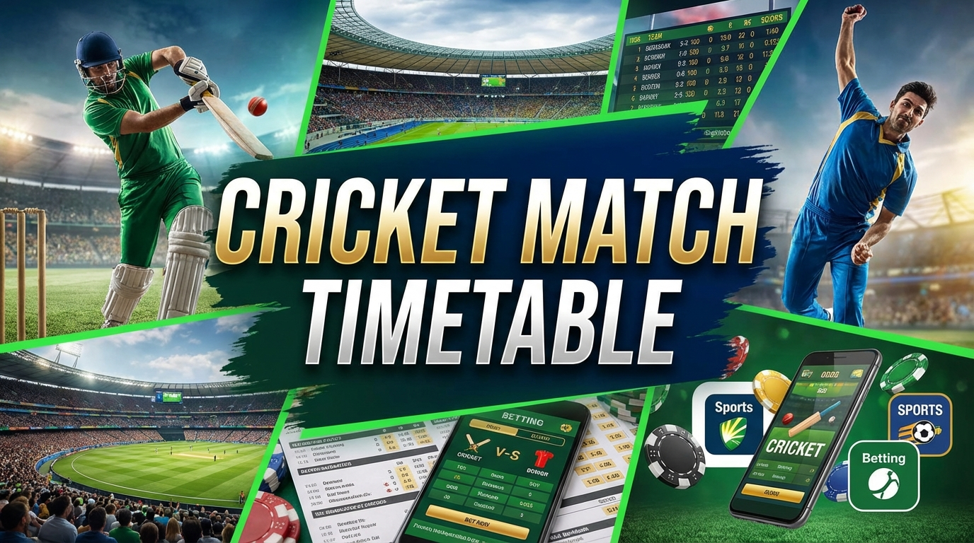 Cricket Match Timetable